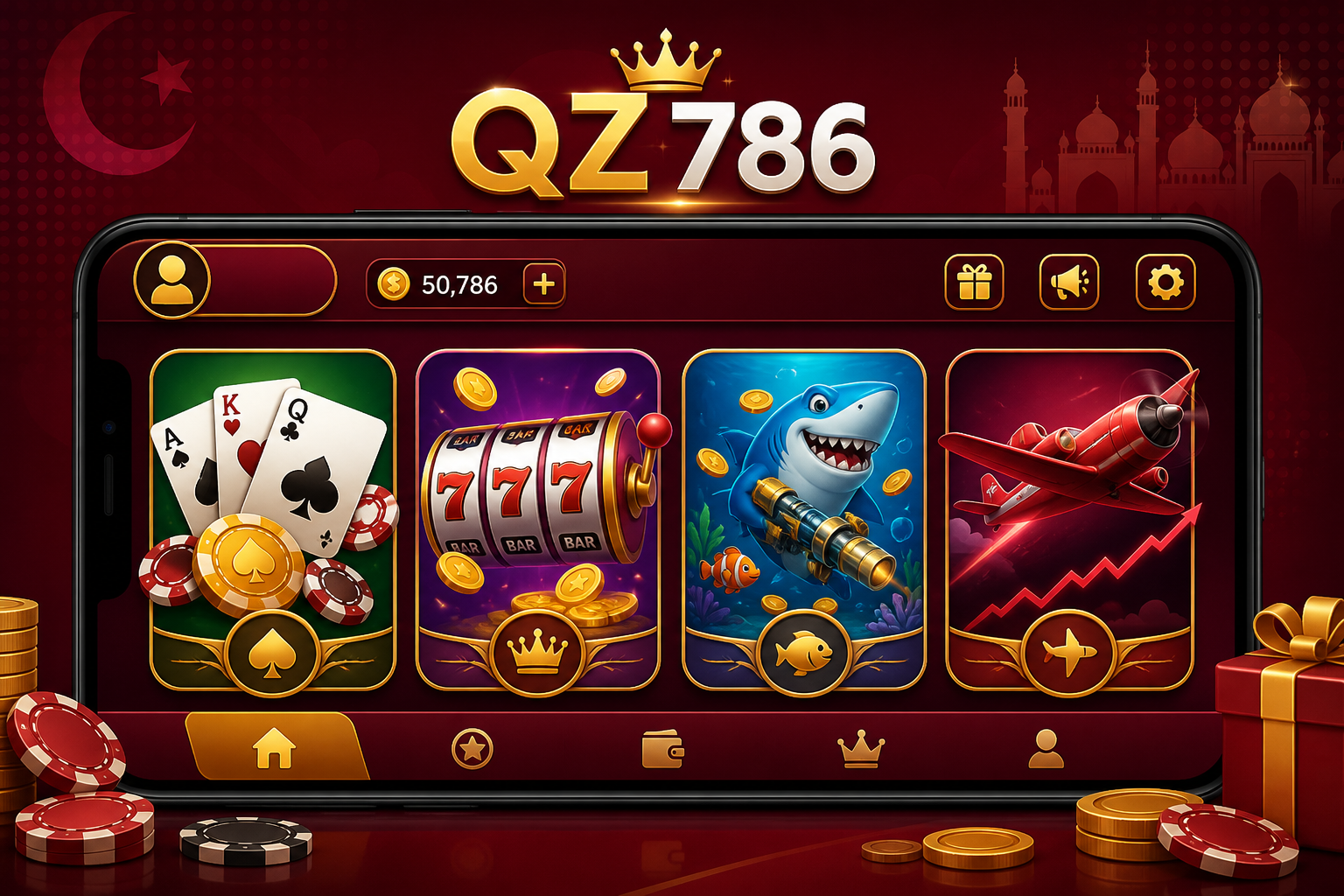 QZ786 Game game categories — cards, slots, fishing, and Aviator-style modes